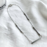 Nouvelle Stainless Steel Bar Necklace