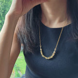 Carter Necklace - Sparkly Gold